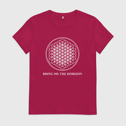Женская футболка BRING ME THE HORIZON / Маджента – фото 1