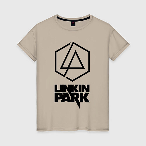 Женская футболка LINKIN PARK настраиваемый / Миндальный – фото 1
