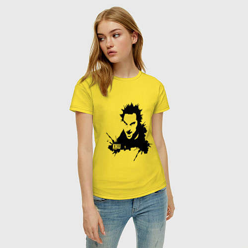 Женская футболка Король и шут / Желтый – фото 3