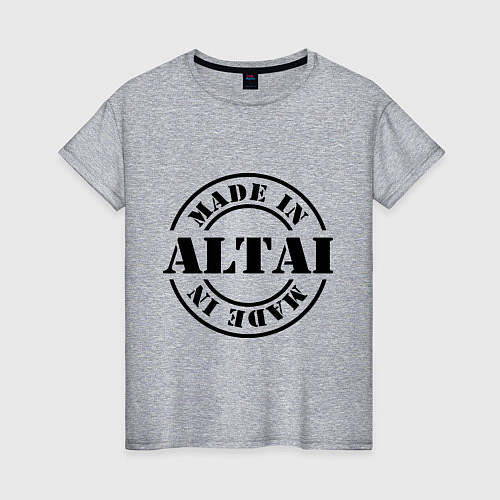 Женская футболка Made in Altai / Меланж – фото 1