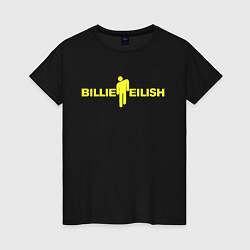 Футболка хлопковая женская BILLIE EILISH: Black Fashion, цвет: черный