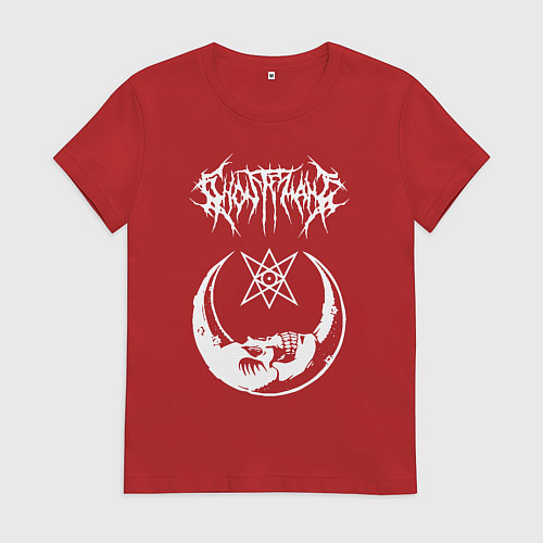 Женская футболка GHOSTEMANE / Красный – фото 1