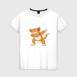 Женская футболка Cat Dabbing