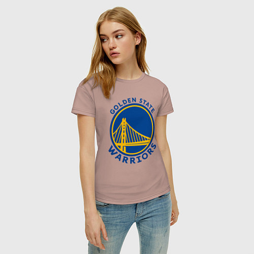 Женская футболка GOLDEN STATE WARRIORS 2020 / Пыльно-розовый – фото 3