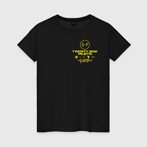 Женская футболка Twenty one pilots / Черный – фото 1