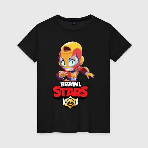 Женская футболка BRAWL STARS MAX / Черный – фото 1