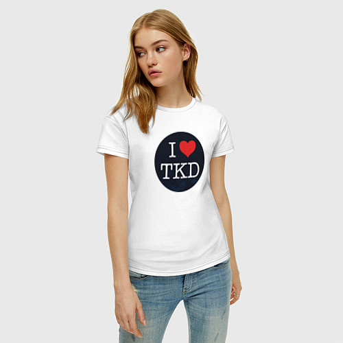 Женская футболка TKD / Белый – фото 3