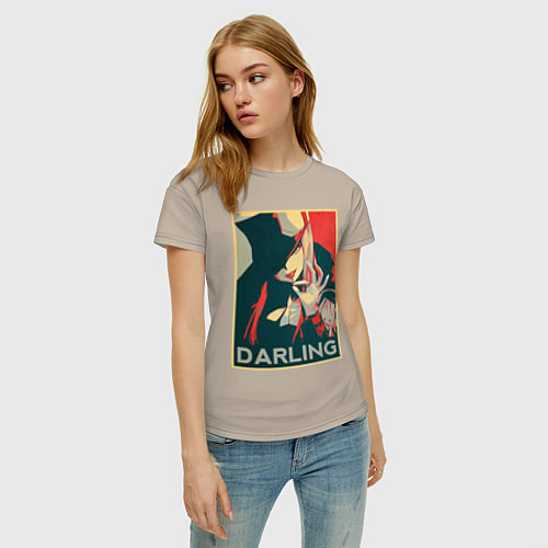 Женская футболка Darling / Миндальный – фото 3