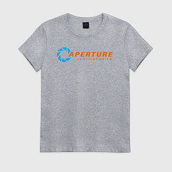 Футболка хлопковая женская Aperture Laboratorie, цвет: меланж
