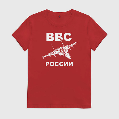 Женская футболка ВВС России / Красный – фото 1