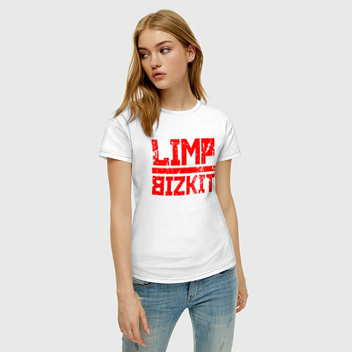 Женская футболка LIMP BIZKIT / Белый – фото 3