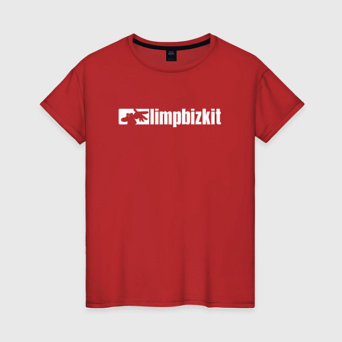 Женская футболка LIMP BIZKIT / Красный – фото 1
