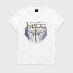 Футболка хлопковая женская Heroes of Might and Magic, цвет: белый
