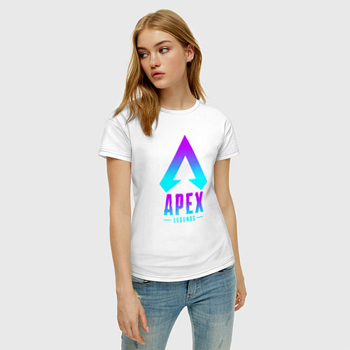 Женская футболка APEX LEGENDS / Белый – фото 3