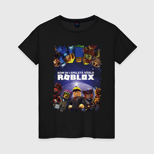 Женская футболка ROBLOX / Черный – фото 1