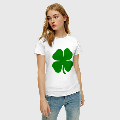 Женская футболка Символ удачи / Белый – фото 3