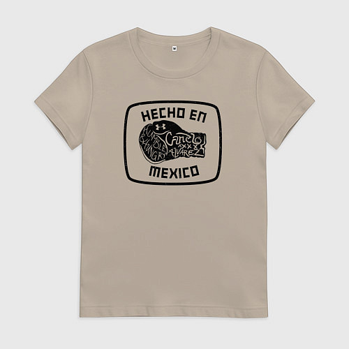 Женская футболка Canelo Alvarez / Миндальный – фото 1