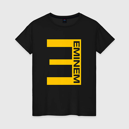 Женская футболка EMINEM / Черный – фото 1