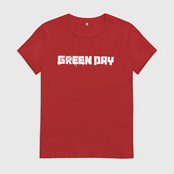 Футболка хлопковая женская GreenDay, цвет: красный