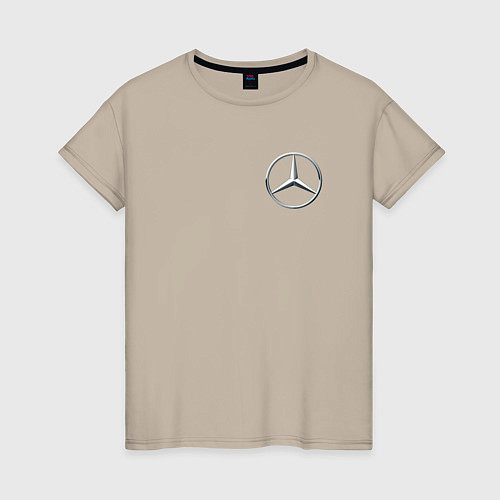 Женская футболка MERCEDES-BENZ / Миндальный – фото 1