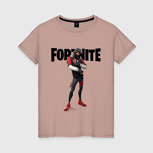 Женская футболка FORTNITE IKONIK / Пыльно-розовый – фото 1