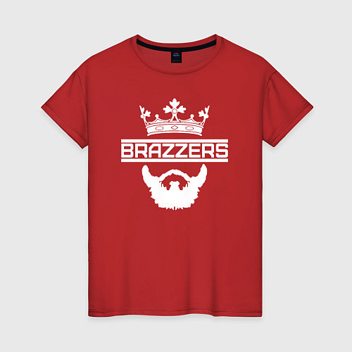 Женская футболка Brazzers / Красный – фото 1