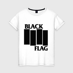 Женская футболка BLACK FLAG