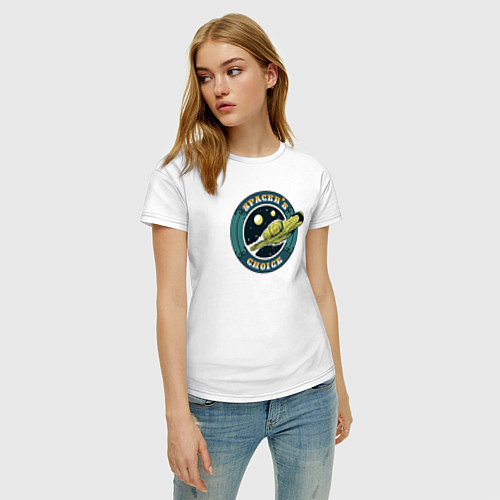 Женская футболка Spacer's Choice / Белый – фото 3