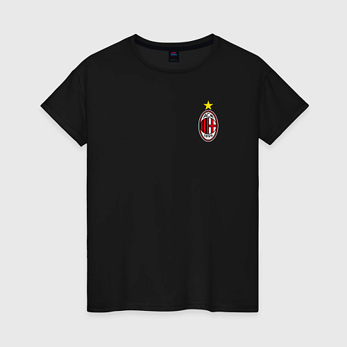 Женская футболка AC MILAN / Черный – фото 1