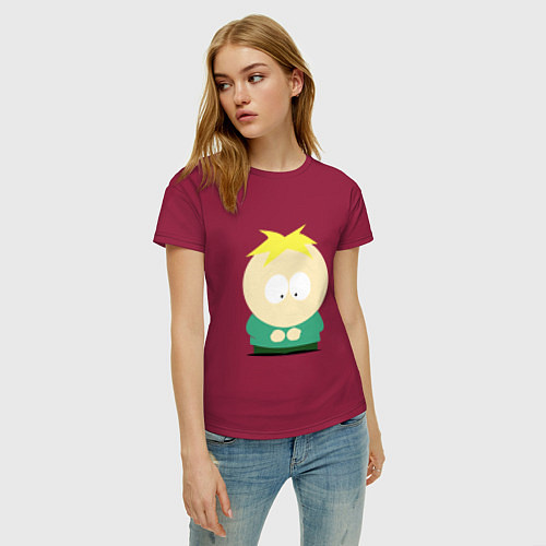 Женская футболка South Park Баттерс / Маджента – фото 3