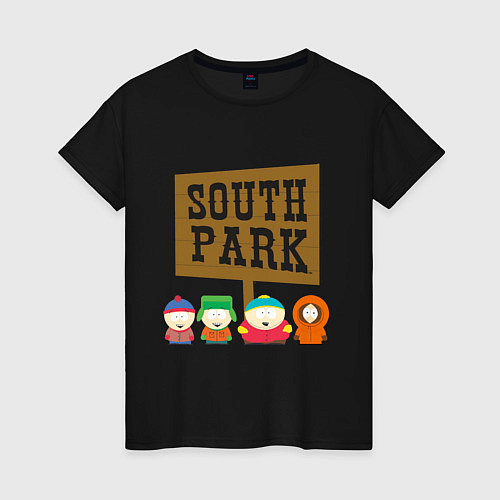 Женская футболка South Park / Черный – фото 1