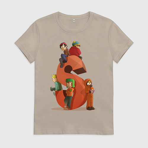 Женская футболка SOUTH PARK / Миндальный – фото 1