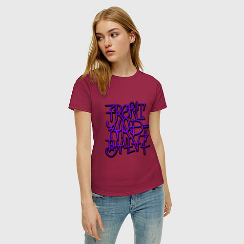 Женская футболка GTA Tag BALLAS / Маджента – фото 3