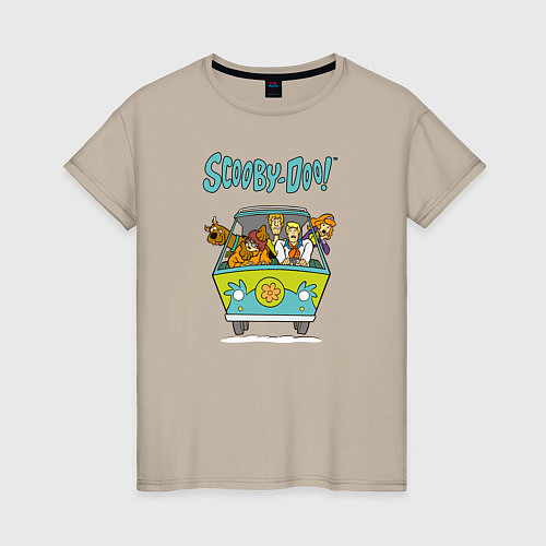 Женская футболка Scooby-Doo / Миндальный – фото 1