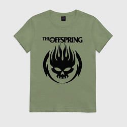 Футболка хлопковая женская THE OFFSPRING, цвет: авокадо