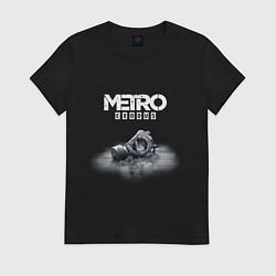 Футболка хлопковая женская METRO EXODUS, цвет: черный