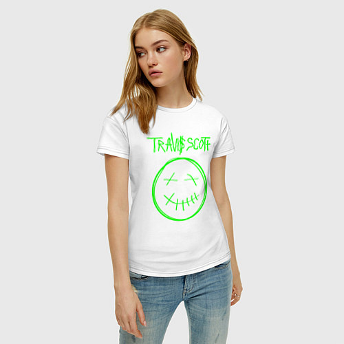 Женская футболка TRAVIS SCOTT / Белый – фото 3