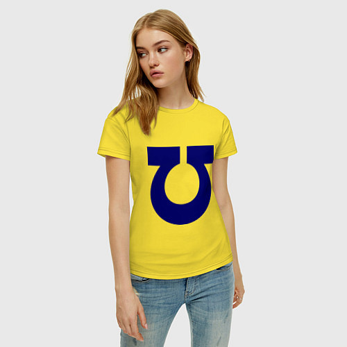 Женская футболка Ультрадесант (Ultramarines) / Желтый – фото 3