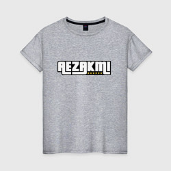 Футболка хлопковая женская GTA, aezakmi, цвет: меланж