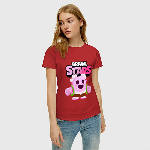 Женская футболка Sakura Spike Brawl Stars / Красный – фото 3