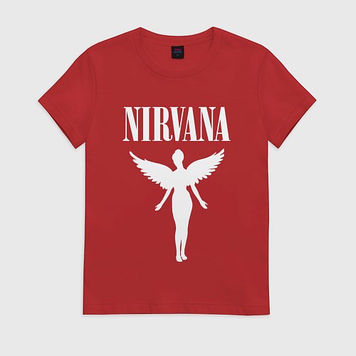 Женская футболка NIRVANA / Красный – фото 1