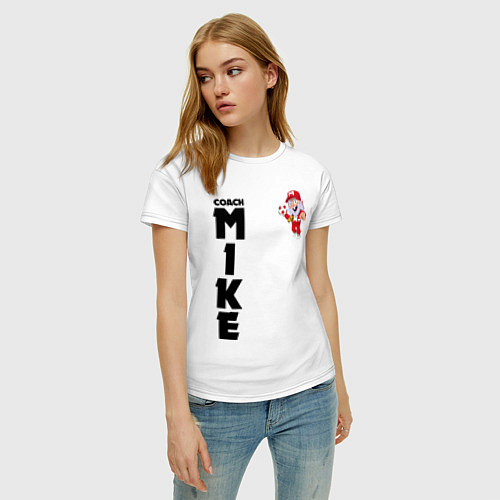 Женская футболка B S COACH MIKE / Белый – фото 3