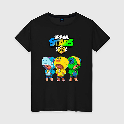 Женская футболка BRAWL STARS LEON / Черный – фото 1