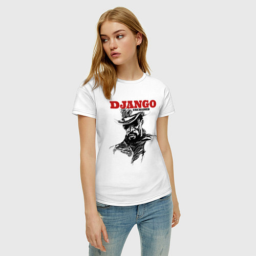 Женская футболка Django / Белый – фото 3