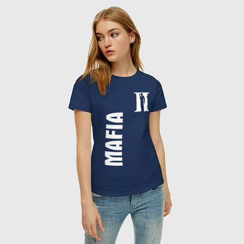 Женская футболка MAFIA II / Тёмно-синий – фото 3