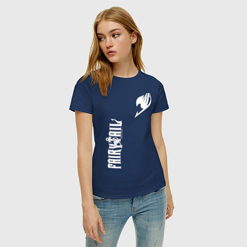 Женская футболка FAIRY TAIL / Тёмно-синий – фото 3