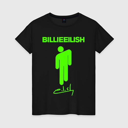 Женская футболка BILLIE EILISH / Черный – фото 1
