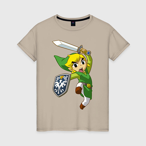 Женская футболка The Legend of Zelda / Миндальный – фото 1