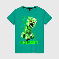 Женская футболка MINECRAFT CREEPER