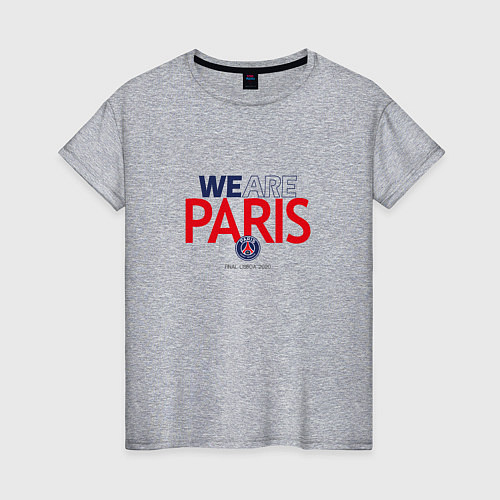 Женская футболка PSG We Are Paris 202223 / Меланж – фото 1